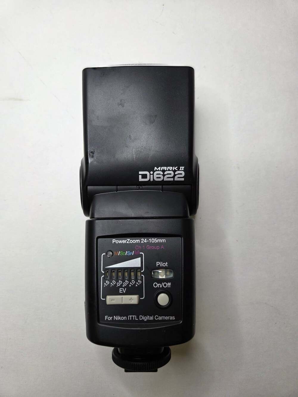 Nissin Di622 Mark II Flash Speedlite PowerZoom 24-105mm for Nikon iTTL Digital